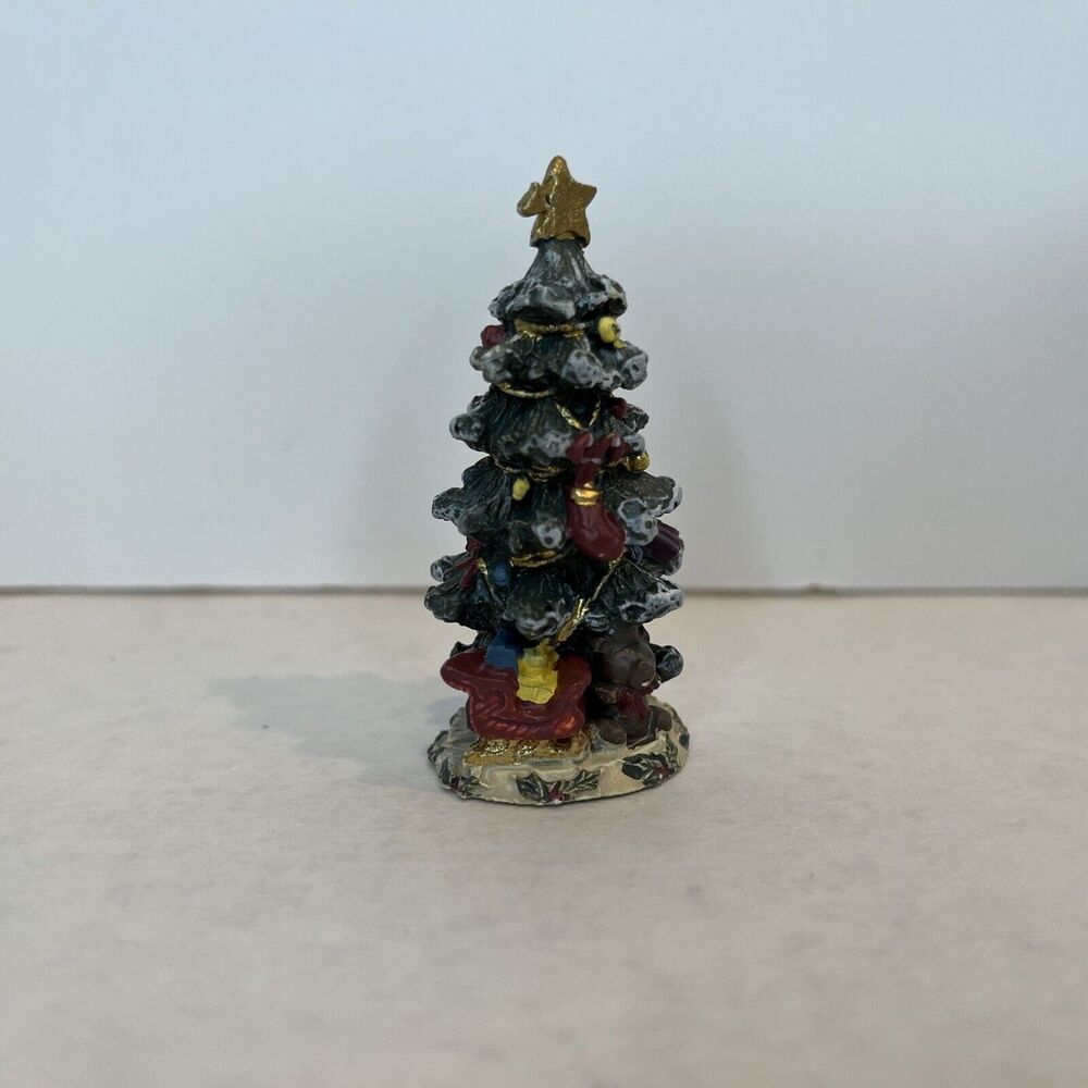 Novelino Pewter Gift Lot of 3 Christmas Church Santa Tree Figure Holiday 2.5" - Picture 7 of 16